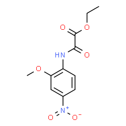 ChemSpider 2D Image | Ethyl [(2-methoxy-4-nitrophenyl)amino](oxo)acetate | C11H12N2O6