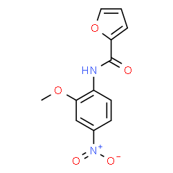 ChemSpider 2D Image | N-(2-Methoxy-4-nitrophenyl)-2-furamide | C12H10N2O5