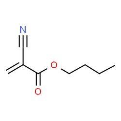 ChemSpider 2D Image | Butyl 2-cyanoacrylate | C8H11NO2