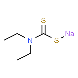 ChemSpider 2D Image | Sodium diethylcarbamodithioate | C5H10NNaS2