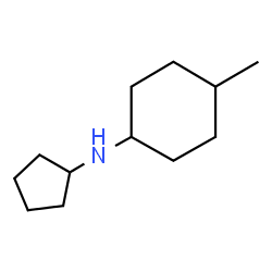 ChemSpider 2D Image | N-Cyclopentyl-4-methylcyclohexanamine | C12H23N