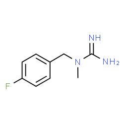 ChemSpider 2D Image | 1-(4-Fluorobenzyl)-1-methylguanidine | C9H12FN3
