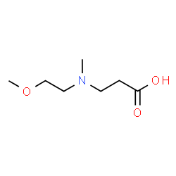 ChemSpider 2D Image | N-(2-Methoxyethyl)-N-methyl-Î²-alanine | C7H15NO3