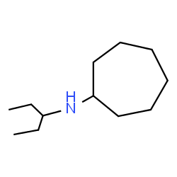 ChemSpider 2D Image | N-(3-Pentanyl)cycloheptanamine | C12H25N