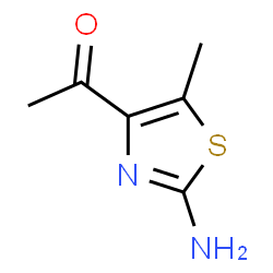 ChemSpider 2D Image | 1-(2-Amino-5-methylthiazol-4-yl)ethanone | C6H8N2OS