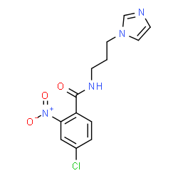 ChemSpider 2D Image | 4-chloro-2-nitro-N-[3-(1H-imidazol-1-yl)propyl]benzamide | C13H13ClN4O3