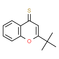 ChemSpider 2D Image | 2-(2-Methyl-2-propanyl)-4H-chromene-4-thione | C13H14OS