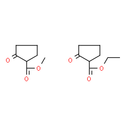 ChemSpider 2D Image | Ethyl 2-oxocyclopentanecarboxylate - methyl 2-oxocyclopentanecarboxylate (1:1) | C15H22O6