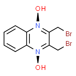 ChemSpider 2D Image | 2,3-bis(bromomethyl)-1,4-dihydroxy-quinoxaline | C10H10Br2N2O2