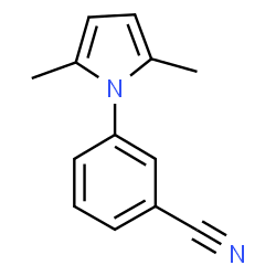 ChemSpider 2D Image | N-(3-Cyanophenyl)-2,5-dimethylpyrrole | C13H12N2