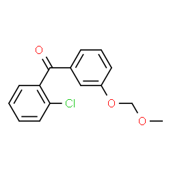ChemSpider 2D Image | (2-Chlorophenyl)[3-(methoxymethoxy)phenyl]methanone | C15H13ClO3