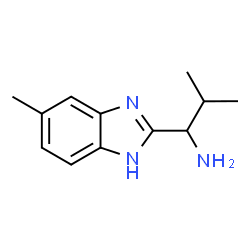 ChemSpider 2D Image | 2-Methyl-1-(5-methyl-1H-benzimidazol-2-yl)-1-propanamine | C12H17N3