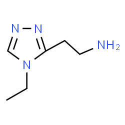 ChemSpider 2D Image | 2-(4-Ethyl-4H-1,2,4-triazol-3-yl)ethanamine | C6H12N4