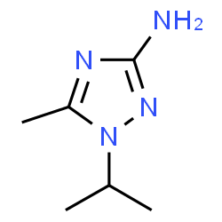 ChemSpider 2D Image | 1-Isopropyl-5-methyl-1H-1,2,4-triazol-3-amine | C6H12N4