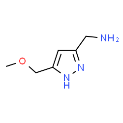 ChemSpider 2D Image | 3-Aminomethyl-5-(methoxymethyl)pyrazole | C6H11N3O