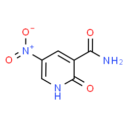 ChemSpider 2D Image | 2-Hydroxy-5-nitronicotinamide | C6H5N3O4