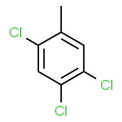 ChemSpider 2D Image | 2,4,5-TRICHLOROTOLUENE | C7H5Cl3