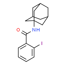 ChemSpider 2D Image | N-(Adamantan-1-yl)-2-iodobenzamide | C17H20INO