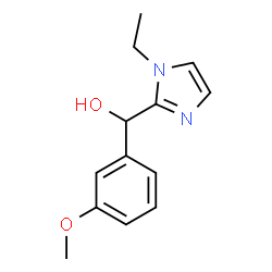ChemSpider 2D Image | (1-Ethyl-1H-imidazol-2-yl)(3-methoxyphenyl)methanol | C13H16N2O2