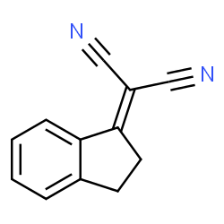 ChemSpider 2D Image | 2,3-Dihydro-1H-inden-1-ylidenemalononitrile | C12H8N2
