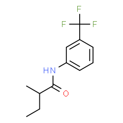 ChemSpider 2D Image | 2-Methyl-N-[3-(trifluoromethyl)phenyl]butanamide | C12H14F3NO