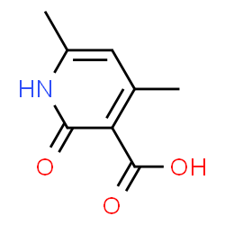 ChemSpider 2D Image | 2-Hydroxy-4,6-dimethylnicotinic acid | C8H9NO3