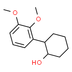 ChemSpider 2D Image | 2-(2,3-Dimethoxyphenyl)cyclohexanol | C14H20O3