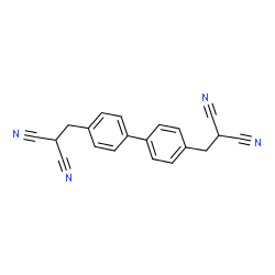 ChemSpider 2D Image | 2,2'-[4,4'-Biphenyldiylbis(methylene)]dimalononitrile | C20H14N4