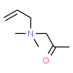 ChemSpider 2D Image | 1-[allyl(dimethyl)-$l^{5}-azanyl]propan-2-one | C8H16NO