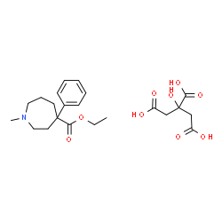 ChemSpider 2D Image | Ethoheptazine citrate | C22H31NO9