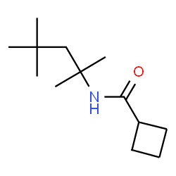 ChemSpider 2D Image | N-(2,4,4-Trimethyl-2-pentanyl)cyclobutanecarboxamide | C13H25NO