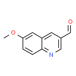 ChemSpider 2D Image | 6-Methoxy-3-quinolinecarbaldehyde | C11H9NO2