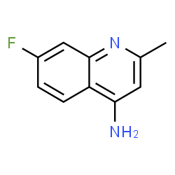 ChemSpider 2D Image | 7-Fluoro-2-methyl-4-quinolinamine | C10H9FN2