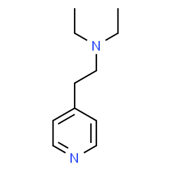 ChemSpider 2D Image | diethyl[2-(pyridin-4-yl)ethyl]amine | C11H18N2