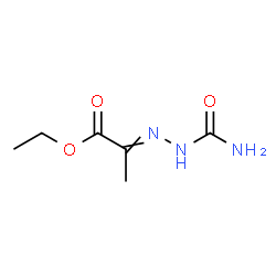 ChemSpider 2D Image | Ethyl 2-(carbamoylhydrazono)propanoate | C6H11N3O3
