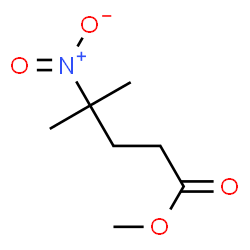 ChemSpider 2D Image | Methyl 4-methyl-4-nitropentanoate | C7H13NO4