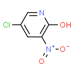 ChemSpider 2D Image | 5-Chloro-3-Nitro-2-Pyridinol | C5H3ClN2O3