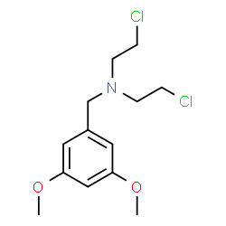 ChemSpider 2D Image | 2-Chloro-N-(2-chloroethyl)-N-(3,5-dimethoxybenzyl)ethanamine | C13H19Cl2NO2