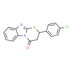 ChemSpider 2D Image | 2-(4-Chloro-phenyl)-2,3-dihydro-1-thia-4a,9-diaza-fluoren-4-one | C16H11ClN2OS