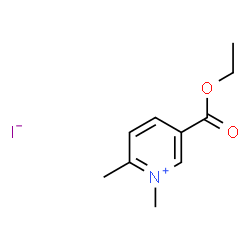 ChemSpider 2D Image | 5-(Ethoxycarbonyl)-1,2-dimethylpyridinium iodide | C10H14INO2