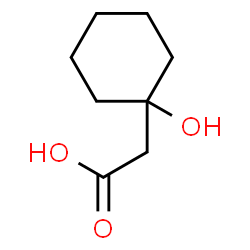 ChemSpider 2D Image | 1-Hydroxycyclohexylacetic acid | C8H14O3