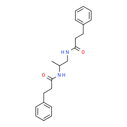 ChemSpider 2D Image | N,N'-1,2-Propanediylbis(3-phenylpropanamide) | C21H26N2O2