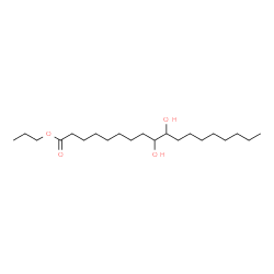ChemSpider 2D Image | Propyl 9,10-dihydroxyoctadecanoate | C21H42O4
