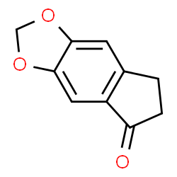 ChemSpider 2D Image | 5,6-METHYLENEDIOXY-1-INDANONE | C10H8O3