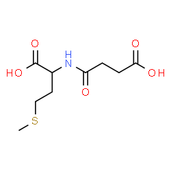 ChemSpider 2D Image | N-(3-Carboxypropanoyl)methionine | C9H15NO5S