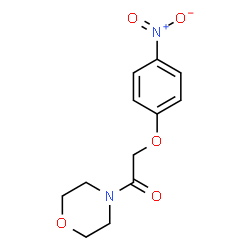 ChemSpider 2D Image | 1-morpholino-2-(4-nitrophenoxy)ethanone | C12H14N2O5