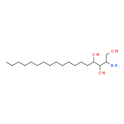 ChemSpider 2D Image | 2-Amino-1,3,4-octadecanetriol | C18H39NO3