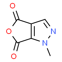 ChemSpider 2D Image | 1-methylfuro[3,4-c]pyrazole-4,6-dione | C6H4N2O3