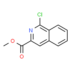 ChemSpider 2D Image | Methyl 1-chloro-3-isoquinolinecarboxylate | C11H8ClNO2