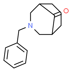 ChemSpider 2D Image | 3-Benzyl-3-azabicyclo[3.3.1]nonan-9-one | C15H19NO